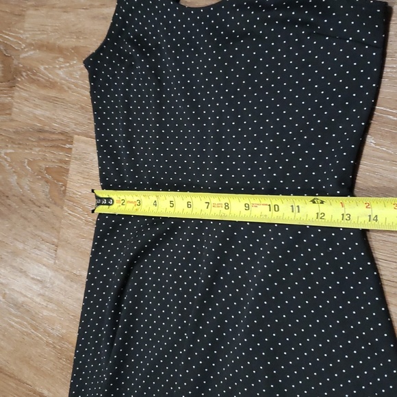 (S) H&M Polka Dot Fit & Flare Mini Dress Dance Party Casual Outdoor Date Night - Picture 6 of 8